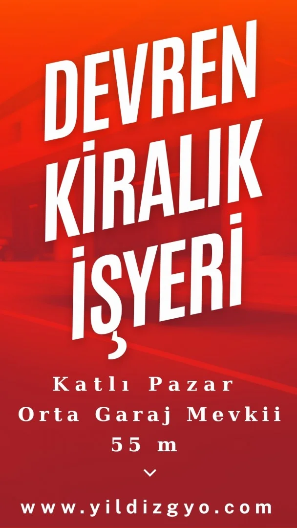 DEVREN KİRALIK İŞYERİ
